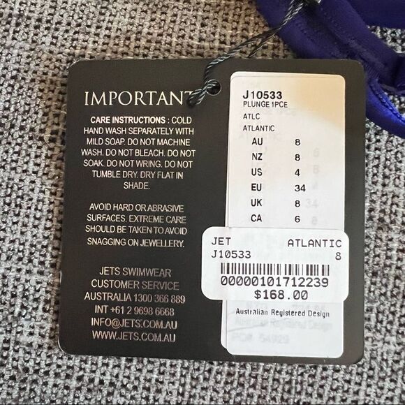 NEW JETS swimsuit by Jessika Allen Take the Plunge NWT 4 - Picture 8 of 9